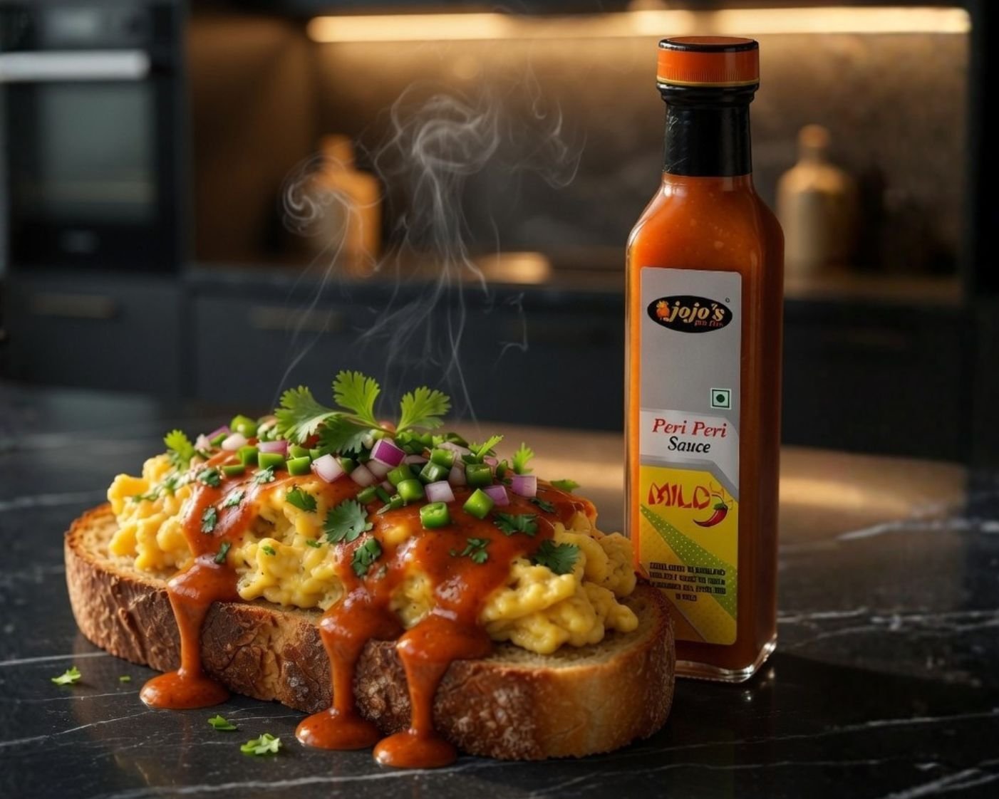 scrambled eggs toast